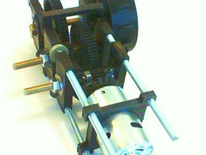 rctank Doppel-Getriebe-dcmotor Fahrzeuge Kegelrad dc-motor 3d print model - Mito3D