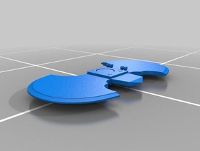 personalizado batarang de vídeo jogos arkham batman cavaleiro das trevas asa noturna 3d print model - Mito3D