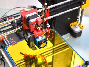 direta-unidade articulada extrusora e3dj-cabeça quente de fim prusa i3 a impressora extrusoras acionamento direto mk8 yoyo rolamento 3d print model - Mito3D