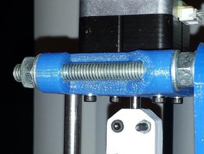 paramétrico de acoplamento eixo, 5mm m3 fixadores 3d a impressora partes personalizado 3d print model - Mito3D