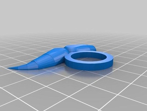 awesome jarred mustache ring child size other customized 3d print model - Mito3D