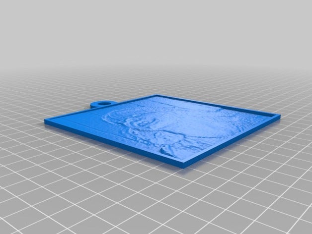 özelleştirilmiş lithopane 2d sanat 3D print model - Mito3D