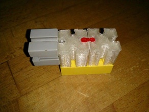 lego fischertechnik-adapter 2 Bau Spielzeug 3d print model - Mito3D