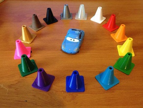 little cone playsets benchmark calibration faberdashery test piece 3d print model - Mito3D