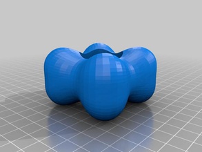 coaster blob d'autres banate cad porte-gobelet 3d print model - Mito3D