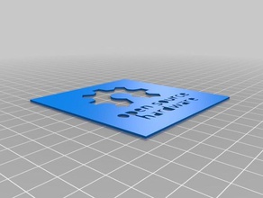 stencil-o-matic open hardware logo art strumenti personalizzato 3d print model - Mito3D