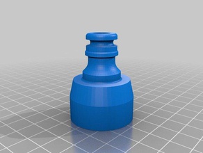 gardena tappo di bottiglia altri acqua con portagomma 3d print model - Mito3D