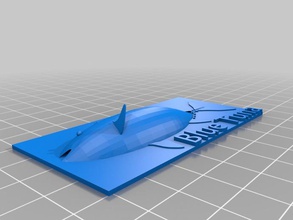 printable 3d blue tuna other animal awesome fish 3d print model - Mito3D