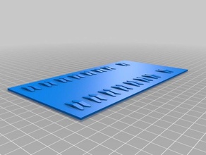 129029-00 pcb guide plate 2 parts flat other 3d print model - Mito3D