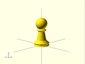 pawn other chess model 3d print model - Mito3D