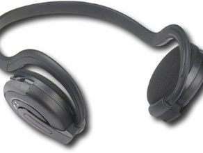 insignia bluetooth behind head cushion retainer ring audio 3d print model - Mito3D