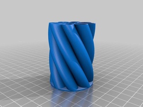 meu personalizados personalizável spirograph vaso gerador matemática arte 3d print model - Mito3D