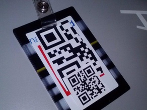 kimlik kartı sahibi ofis 3d print model - Mito3D