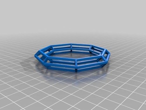 il mio personalizzato open frame ringbracelet cosa moda 3d print model - Mito3D