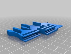 3 puntas de la hebilla revisión partes 3d print model - Mito3D