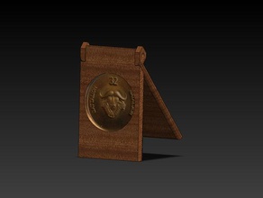 medalion durumda aksesuarlar 3d print model - Mito3D