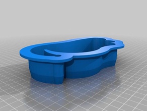 ala cortador de galletas cocina comedor 3d print model - Mito3D