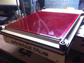alumínio cama printrbot plus v2 3d a impressora partes 3d print model - Mito3D