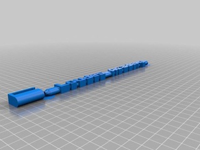 my customized bic word pen office 3d print model - Mito3D