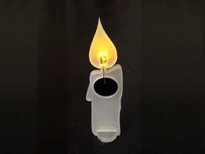 la vela del led otros el acrílico art electrónica de los hogares láser lasercut cortadora makerbotornaments puzzle 3d print model - Mito3D