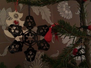 vader flake other christmas darth decorations draftsight empire featured lasercut snowflake star wars 3d print model - Mito3D