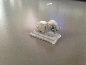 elephant fountain other 3d print model - Mito3D