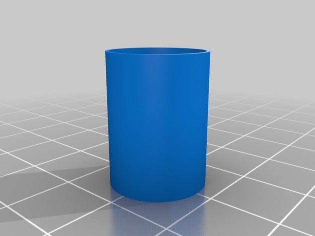 single wall cylinder 05mm 15mm 20mm tall 3d printing tests customized 3D print model - Mito3D