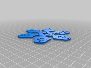 3d printable darth vader snowflake ornament other christmas featured star wars 3d print model - Mito3D