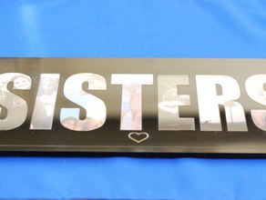 sisters picture frame plaque other friends robbinsvillehighschool 3d print model - Mito3D