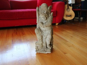 arjuna balinesischen hindu-Tempel-Wächter andere gnome 3d statue 3d print model - Mito3D