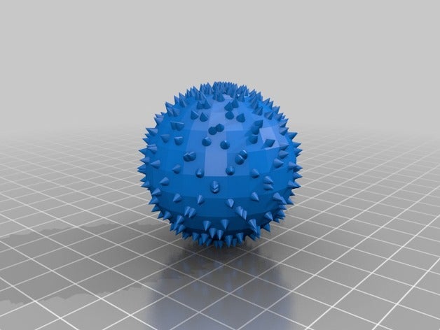 benim parametrik deniz kestanesi özelleştirilmiş etkileşimli sanat 3D print model - Mito3D