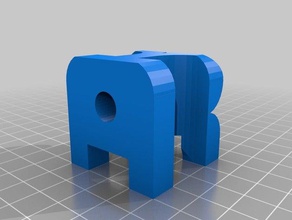 rka2 Zeichen logos angepasst 3d print model - Mito3D