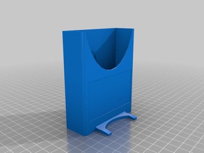 desktop business card holder other 3d container sketchup useful 3d print model - Mito3D
