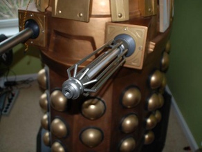dalek energy weapon 11 scale other doctor mosaic 3d print model - Mito3D