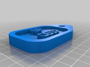 sp-chave tag2 do agregado familiar personalizado 3d print model - Mito3D
