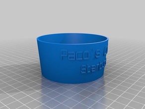 pacos de café alimentos bebida personalizado 3d print model - Mito3D