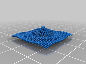 gewebte Oberfläche math Kunst 3d print model - Mito3D
