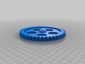 45 tooth gear hobby customized 3d print model - Mito3D