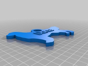 duna 1 Schlüsselanhänger angepasst 3d print model - Mito3D