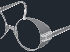 glasses frames 55mm filters lens accessories photographic sunglasses 3d print model - Mito3D