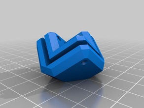 25mm corner bracket parts 3d print model - Mito3D
