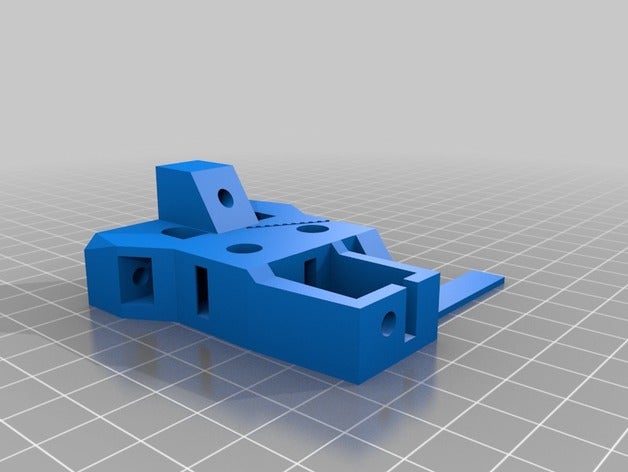 felix dual bowden extruder carriage gt2 3d printer extruders 20 3D print model - Mito3D