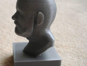 homem barbudo esculturas 3d print model - Mito3D