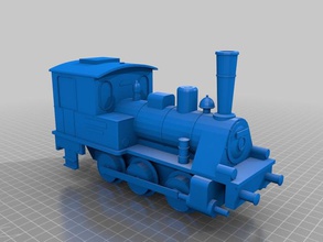 train other 3d print model - Mito3D
