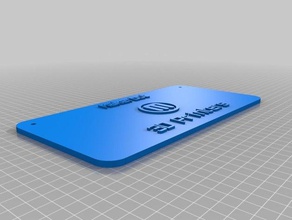 sinal sinais logotipos personalizado 3d print model - Mito3D