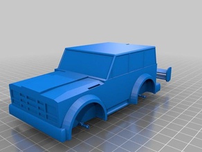 jeep corps spoiler les jouets jeux personnalisé 3d print model - Mito3D