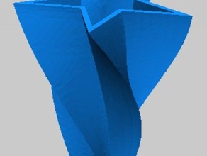 star shaped vase decor 3d print model - Mito3D