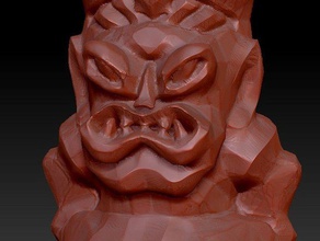 tiki gnome esculturas gnomeremix 3d print model - Mito3D