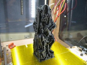 arjuna balinese hindu temple guardian other sculpture statue evil scan 3d print model - Mito3D