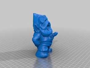gnome alien in der Brust platzen Menschen gnomeremix 3d print model - Mito3D